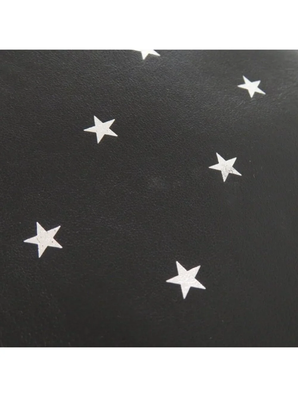 Saint Laurent Paris Leather Black Star Clutch Bag